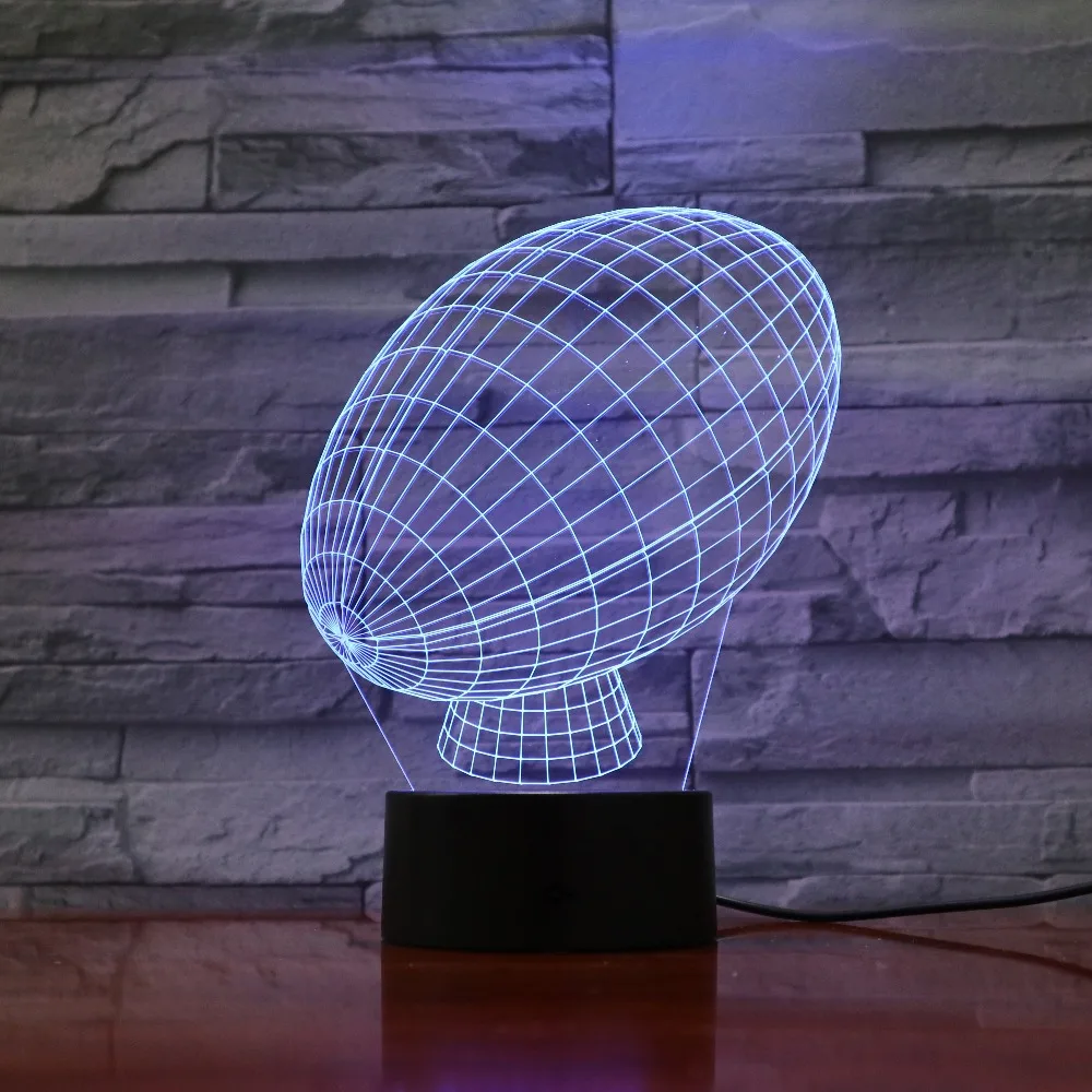 3d стерео СВЕТОДИОДНЫЕ Лампы Разноцветные настольные лампы Veilleuse гравированные