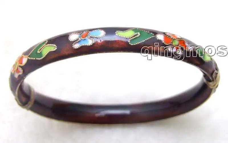 Красивый! Ручной работы Китай Особенности фиолетовый перегородчатой эмаль