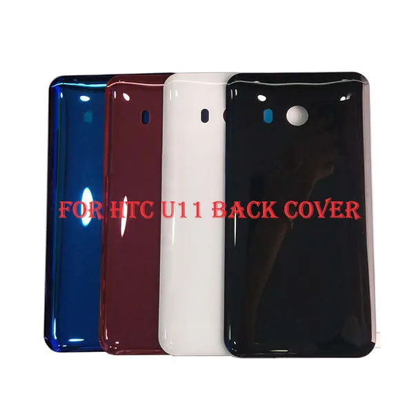 Для HTC U11 без камеры Крышка батарейного отсека чехлы задняя крышка черный белый