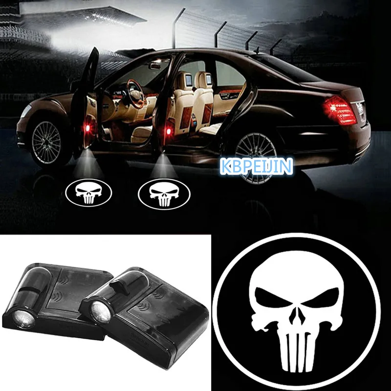 

2pcs Car Styling Car Door Welcome Light Projector Logo Sticker for Porsche cayenne macan 911 panamera 997 996 918 Accessories