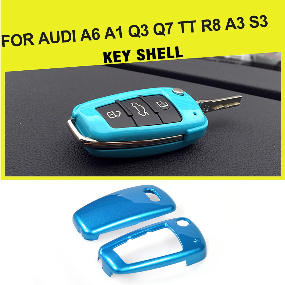 Цветной чехол для автомобильного ключа с дистанционным управлением из АБС