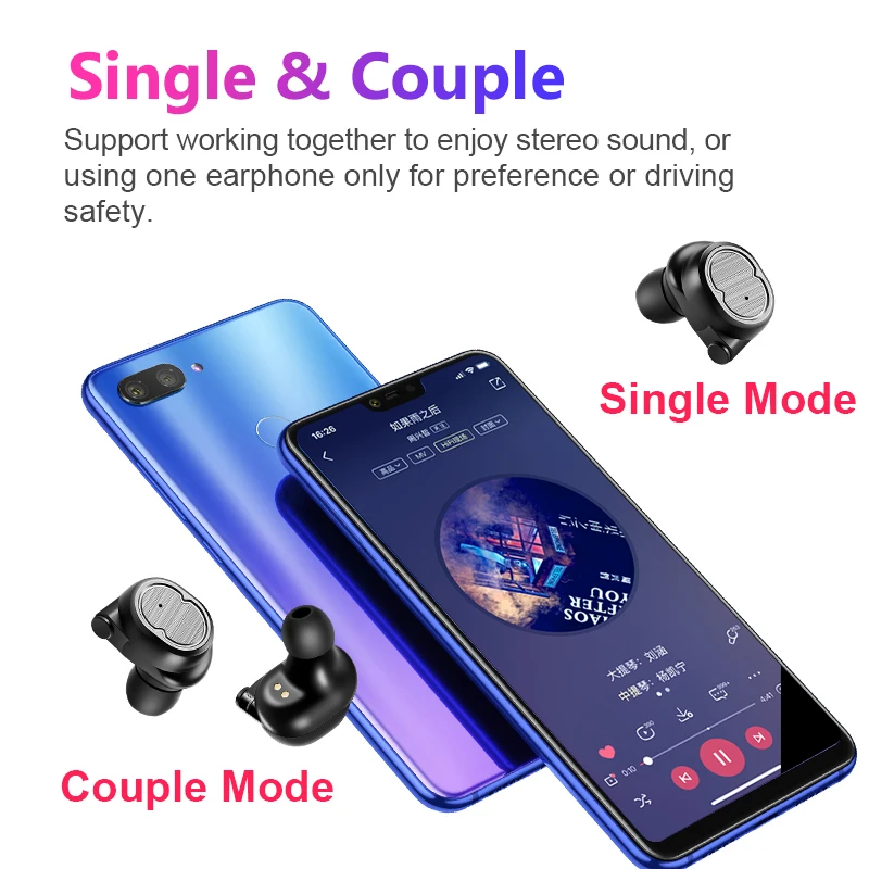 

IPX 5 Mini Sports Earbuds With Dual Microphone TWS 5.0 Wireless Invisible Headphones Bluetooth Earphones Stereo Bass Headset