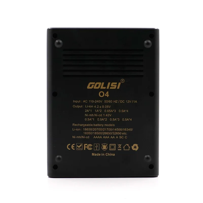 Оригинальный Golisi O4 2A Smart Digicharger Быстрая зарядка огнестойкий дизайн с