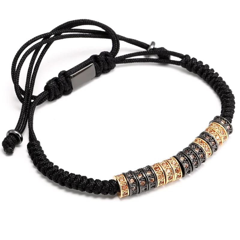 Бренд Mcllroy мужские браслеты микро инкрустационные циркониевые бусины и 7 мм бусы