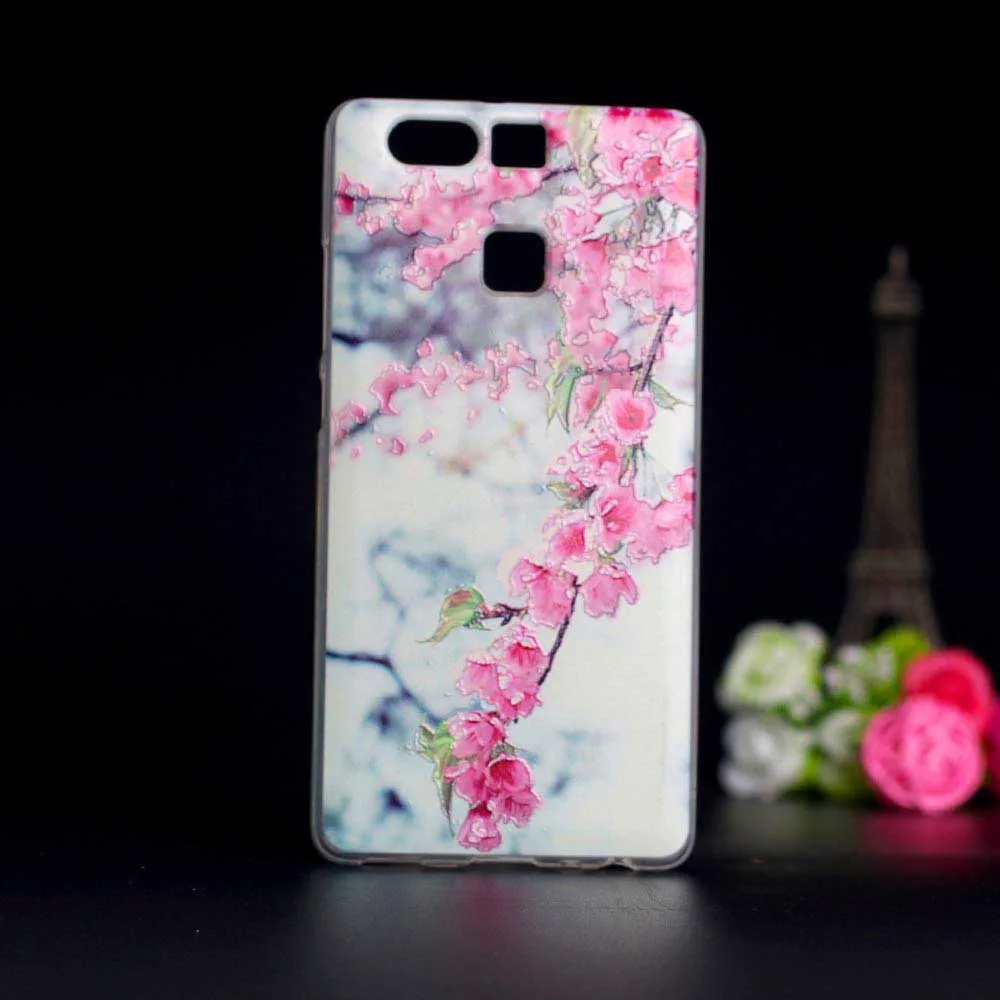 Для Huawei P9 силиконовый чехол ТПУ Мягкая задняя крышка для Pro Чехол 3D ультра тонкий