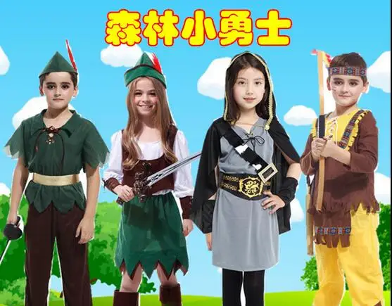 Горячая 2017 Детский костюм на Хеллоуин вечерние снежное Охотник костюмы наряд