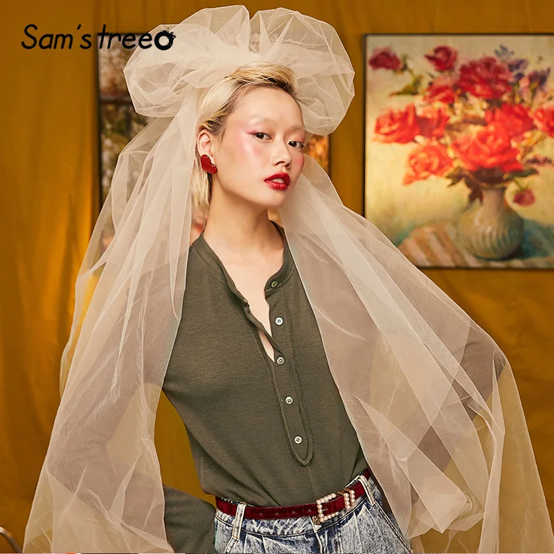 Samstree/женская футболка в винтажном стиле с вырезами; коллекция года; сезон осень; Модные женские Топы с длинным рукавом темно-серого цвета; Повседневная Офисная Женская одежда