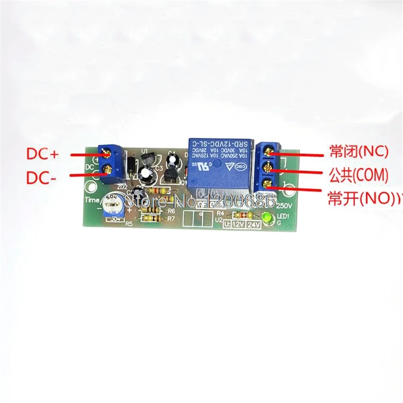 

10S/10MIM/10H After the power is on /the relay is not turned on/ and it is turned on after a delay/