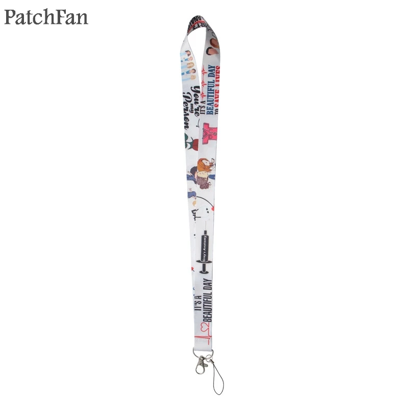 Patchfan ТВ шоу серая Анатомия брелок ремешок тесьма лента шейный ремень para id значок держатель телефона ожерелье A1568