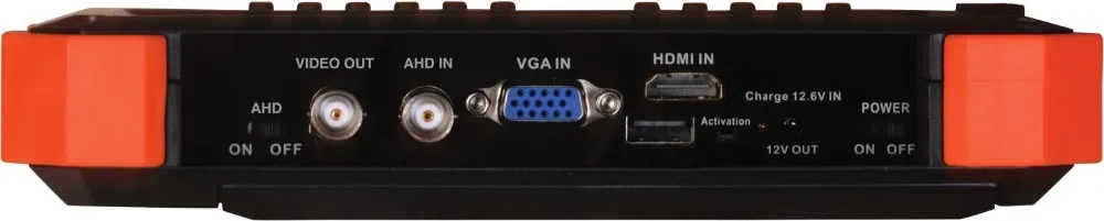 7 дюймовый HD AHD CCTV тестер монитор 1080P аналоговых камер VGA HDMI вход 12V2A выход|analog