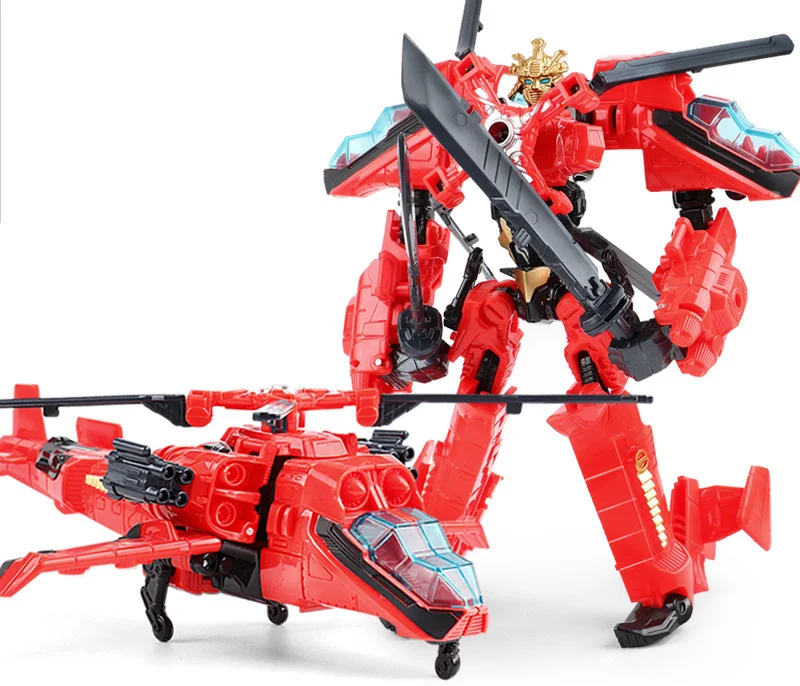 Трансформация самолета игрушки робот в машину модель для самостоятельной сборки