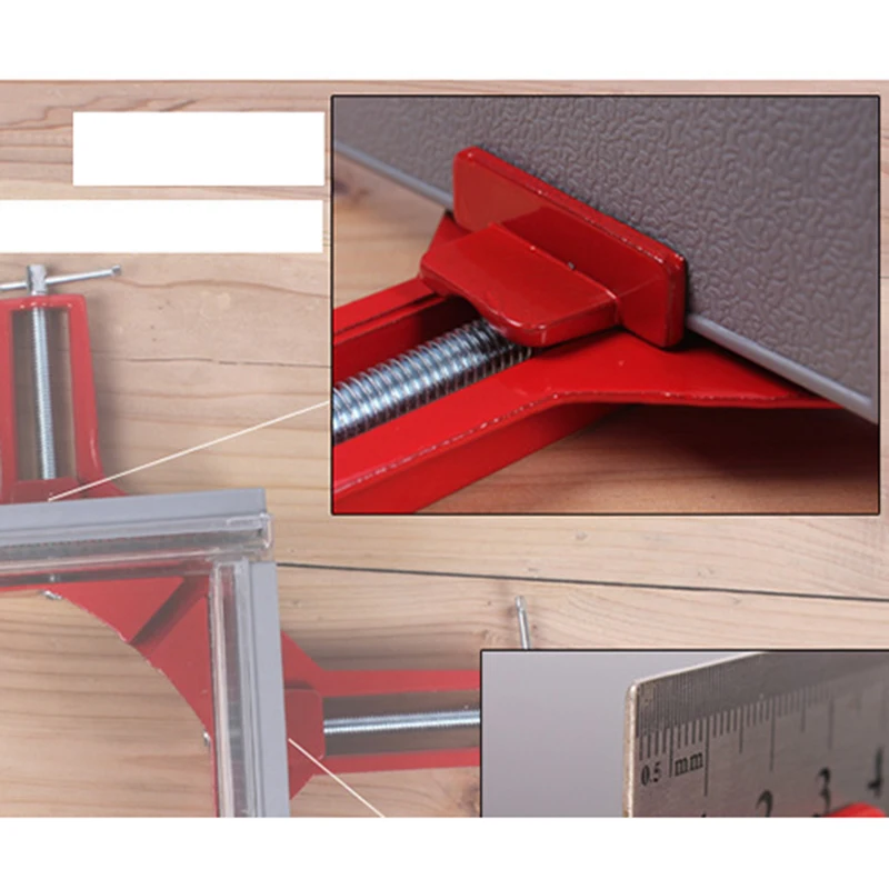 DIY Угловые зажимы быстро фиксируются прочный зажим под прямым углом 90 градусов Fishtank стеклянная деревянная рамка для картин по дереву Прямоугольный угол 4 шт