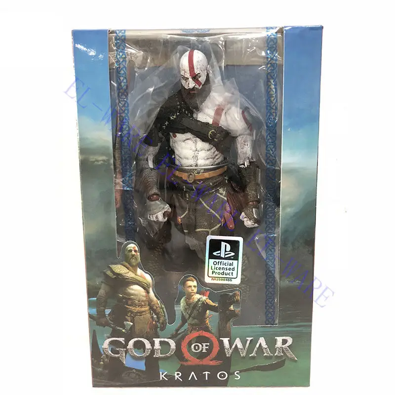 7 дюймов NECA Оригинал 2018 God of War 4 Ultimate Kratos &quotПВХ фигурка игрушка Съемная Модель