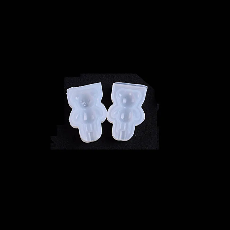 2 шт./компл. УФ ювелирная смола жидкости силиконовые формы 3D конфеты медведь