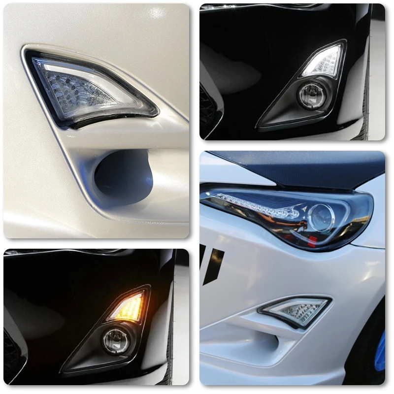 Canbus подходит для Toyota GT86 FT86 Scion FR S 2013 передний угол Янтарный светодиодный