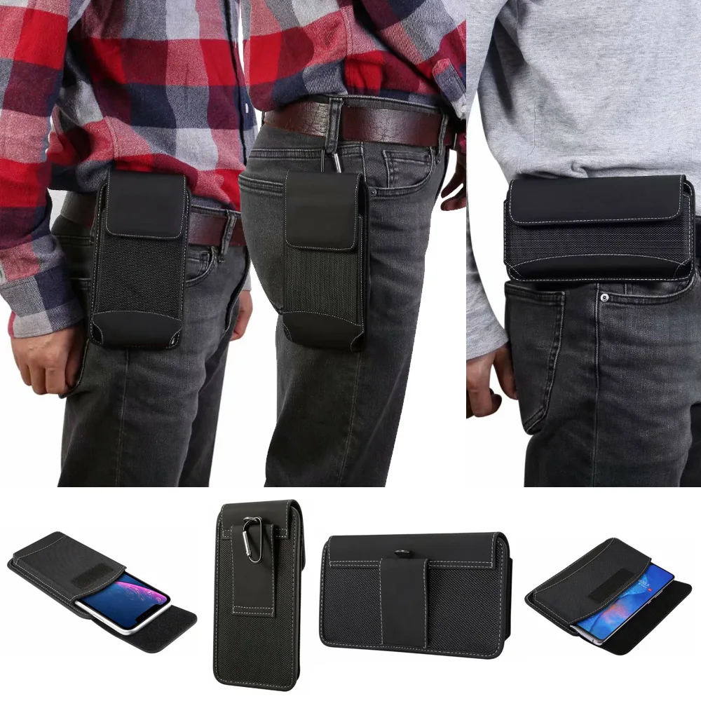 Yelun For Xiaomi Mi9/Redmi NOTE 7/Mix 3 Carrying Case Belt Clip Holster  Durable oxford cloth Camping Hiking Outdoor Holster Bag