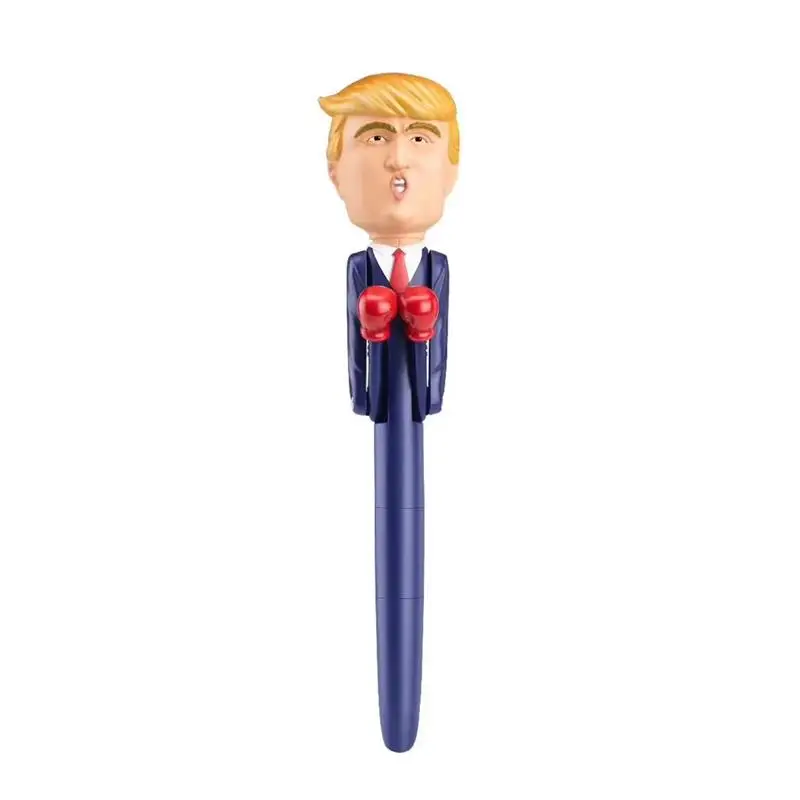 Синий Новейшая говорящая ручка Дональд Трамп забавная игрушка ручка для рождественских подарков на год-сделать Америку великолепной снова - Цвет: Синий