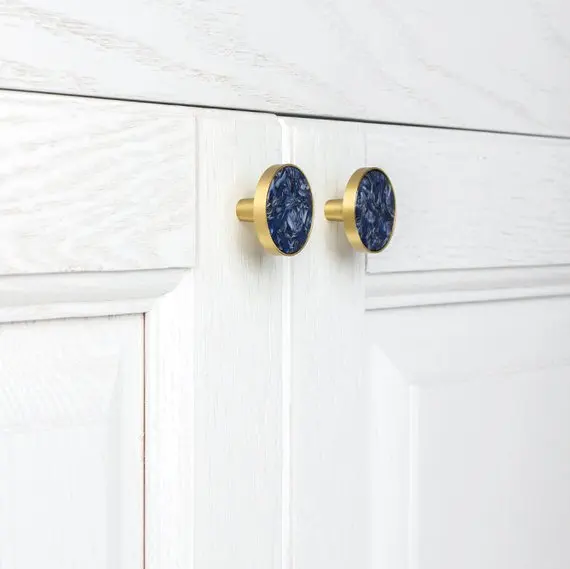 Латунная цветная ручка комод круглые ручки для ящиков Ручки деревенская дверная