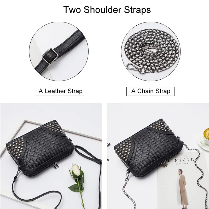 Вязаная сумка через плечо для женщин серебристые ручные мини сумки золотой