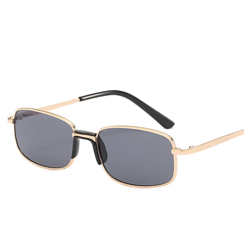 Маленькие квадратные солнцезащитные очки женские и мужские Ретро Винтажные