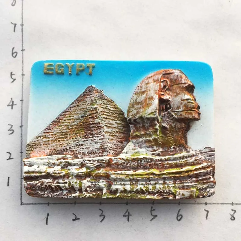 BABELEMI 3D резиновый дорожный Египетский магнит для холодильника Great Sphinx of Giza