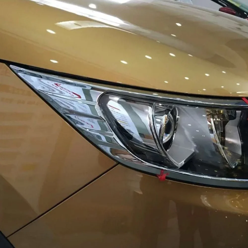 Подходит для Nissan Qashqai J11 ABS Хром Передняя фара Крышка отделка рамка ободок
