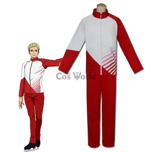 YURI!!! on ICE Christophf Giacometti Coat Jacket Pants Sportswear Jersey Uniform Outfit Anime Cosplay Costumes YURI!!! on ICE Christophf Giacometti Coat Jacket Pants Sportswear Jersey Uniform Outfit Anime Cosplay Costumes