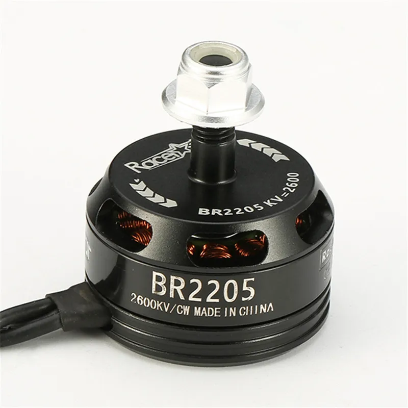 Новое поступление Racerstar Racing Edition 2205 BR2205 2600KV 2-4S бесщеточный двигатель CW/CCW черный
