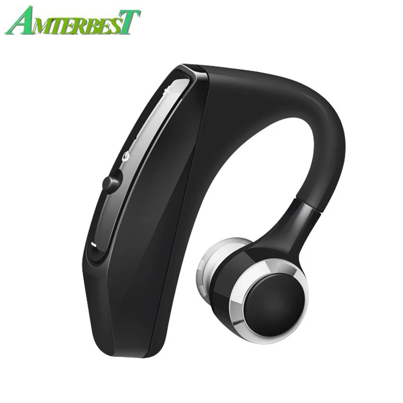 AMTERBEST V12 Беспроводной Bluetooth наушники для спорта вождения гарнитуры вкладыши Шум