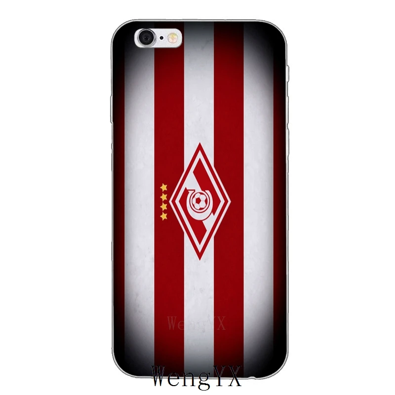 Тонкий ультра тонкий мягкий чехол из ТПУ для iPhone 4, 4S, 5, 5S, 5c, SE, 6, 6s, 7, 8 plus, X, XR, XS Max - Цвет: Moscow-football-A-12