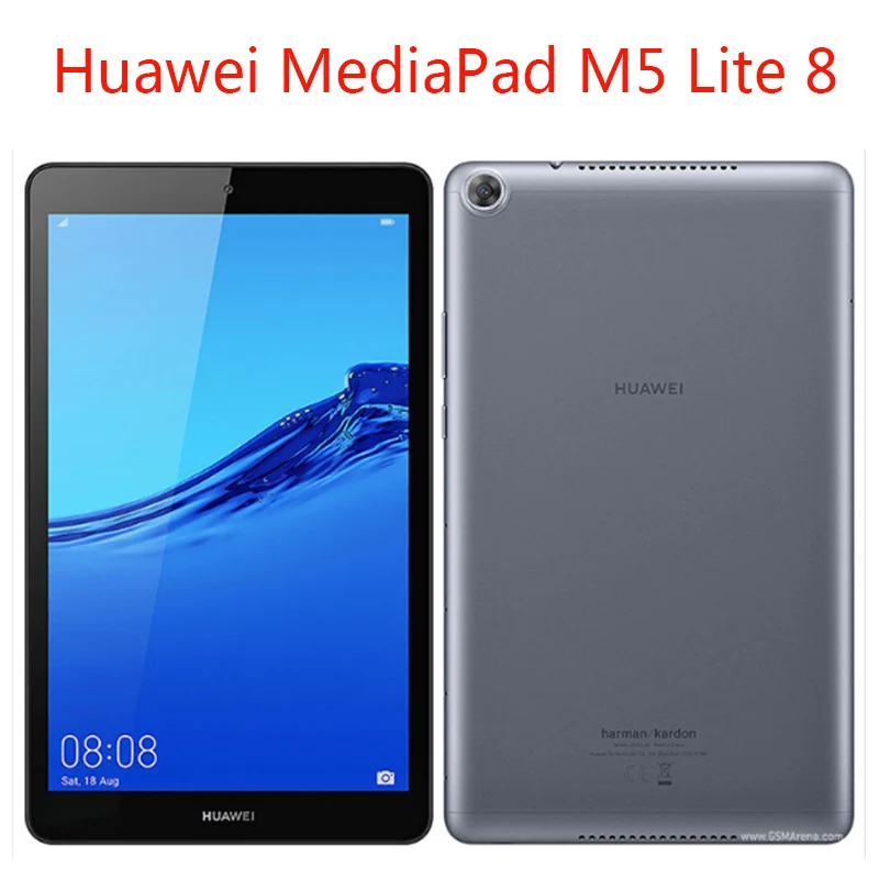Шелковый кожаный чехол для huawei MediaPad M5 Lite 8 дюймов защитный планшета Med Pad с