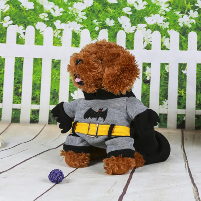 Новая повседневная одежда для домашних животных с рисунком Бэтмена ролевых игр