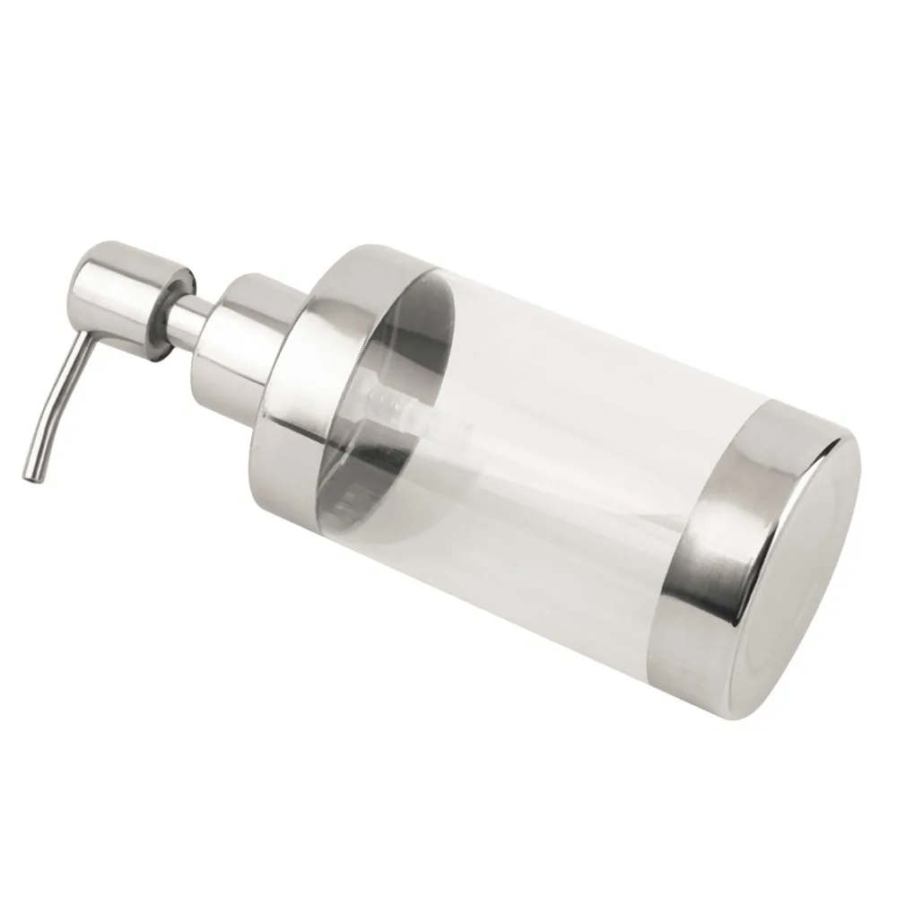 2018 экологичный диспенсер для мыла из стекла и нержавеющей стали жидкий насос