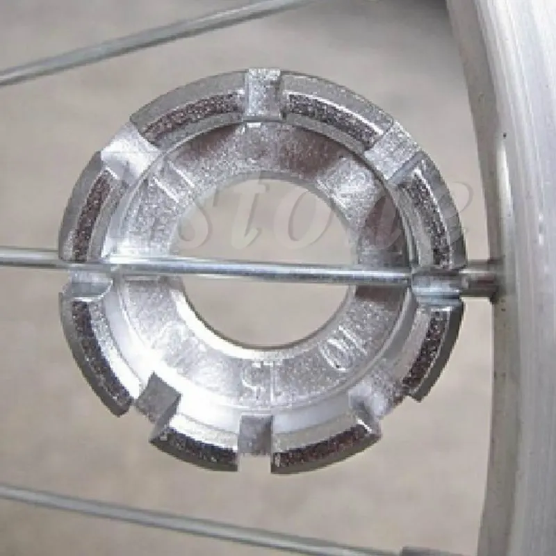 Мини 8 способов велосипед спица ниппель ключ обода колеса гаечный ремонтный