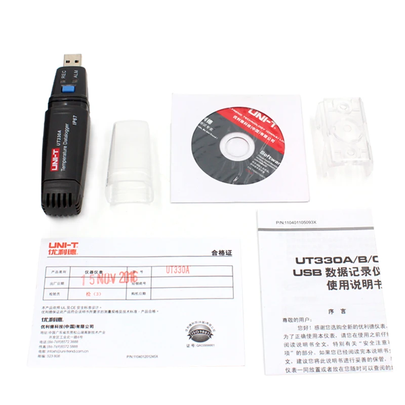 UNI-T UT330A UT330B UT330C Mini-USB хранения данных метров атмосферное термометр давления