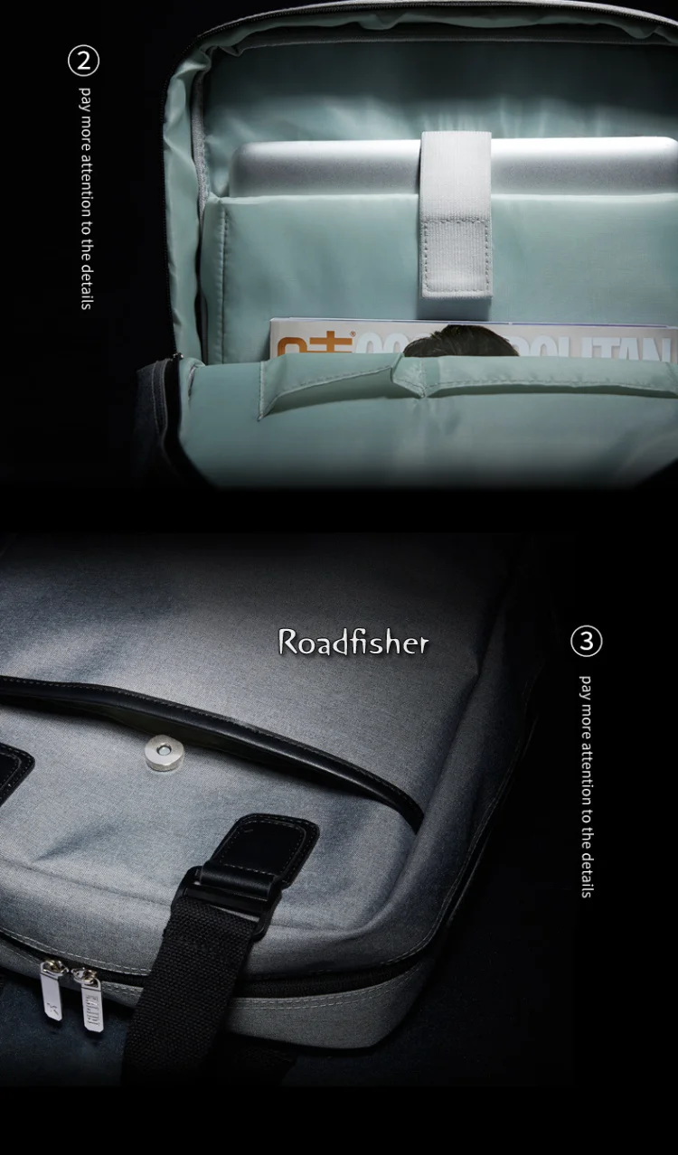 Дорожный рюкзак Roadfisher, рюкзак, спортивная деловая школьная сумка 14 ''15'' 15,4 ''15,6'' 17 ''для ноутбука, сумка для переноски, ежедневный пакет