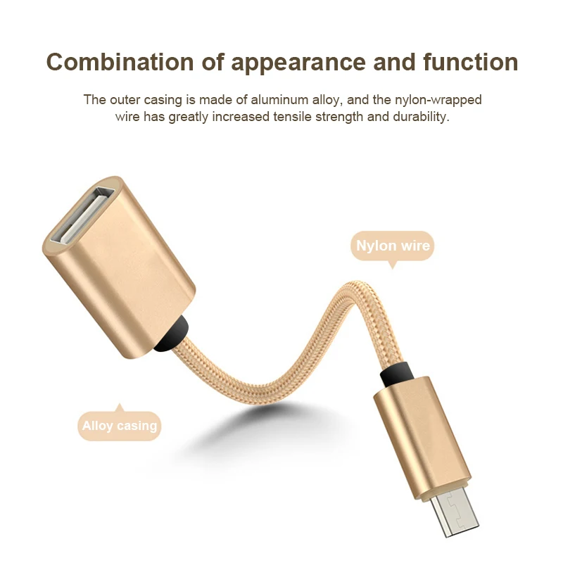OTG кабель для телефона Android к mi cro USB адаптер для samsung Meizu lenovo Xiaomi mi красный mi huawei адаптер для хранения карт чтения конвертер