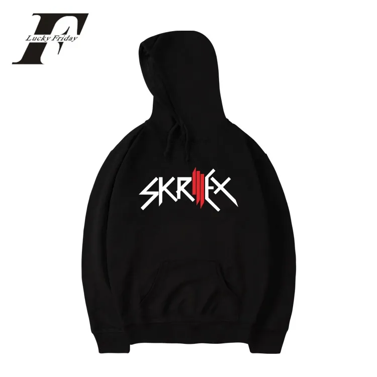 LUCKYFRIDAYF 2018 диджейские толстовки Skrillex и Jack U Harajuku Толстовка для мужчин женщин