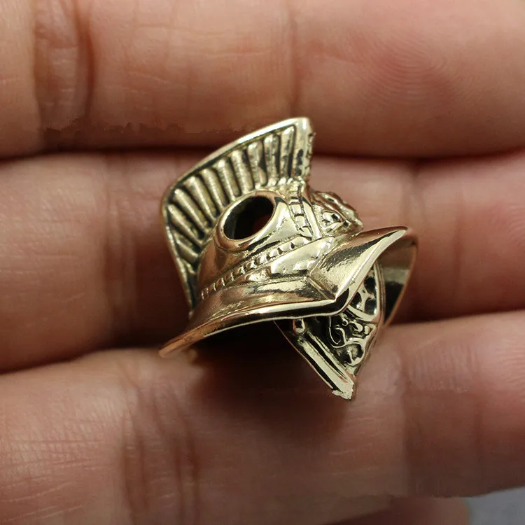 Чистая медь воин нож бусины латунь шлем Сделай Сам индивидуальный Зонт веревка