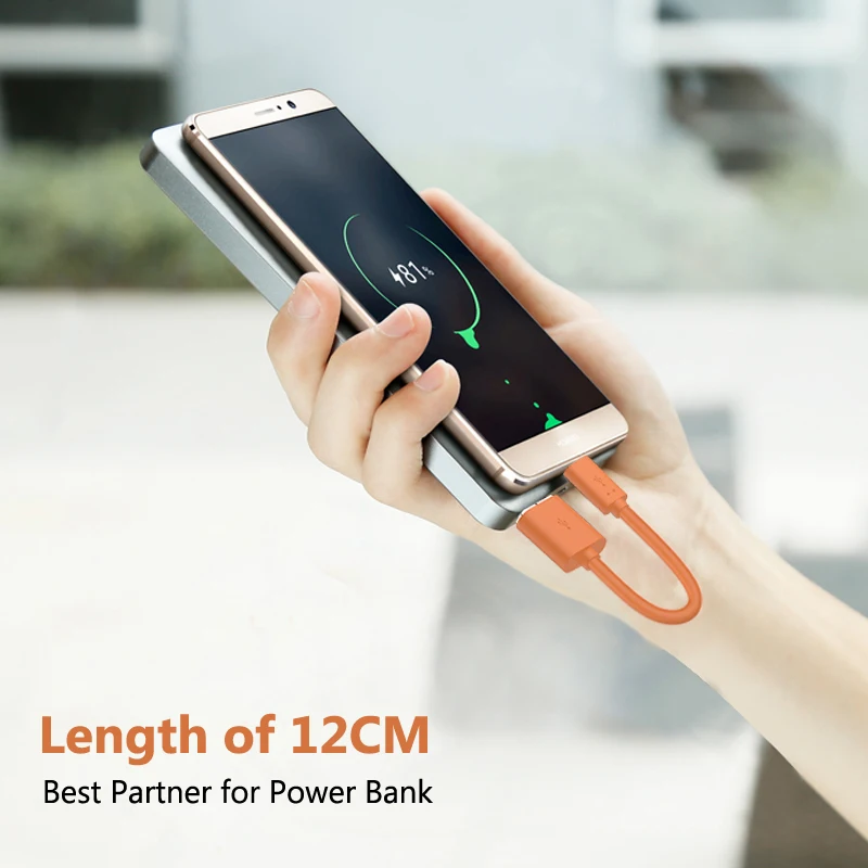 2 Pack JianHan Micro USB Cable 12CM Fast Charge & Data Sync Cables for Xiaomi Redmi Samsung S7 Huawei P8 Mate 8 LGV10|cable usb usb|usb cableusb