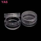 50 шт., 3 шт., флакон-образец, косметическая банка для макияжа, контейнер для крема для лица, бальзама для губ, Новый # Y207E # 5g