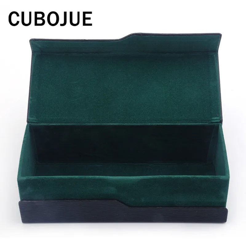 Складные однотонные солнцезащитные очки Cubojue большой футляр для очков большие