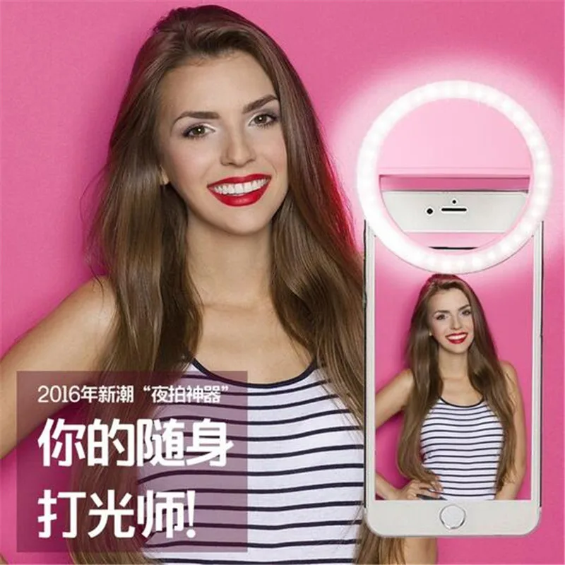 Selfie Портативный Светодиодной Вспышкой Камеры Телефона Фотографии Световое