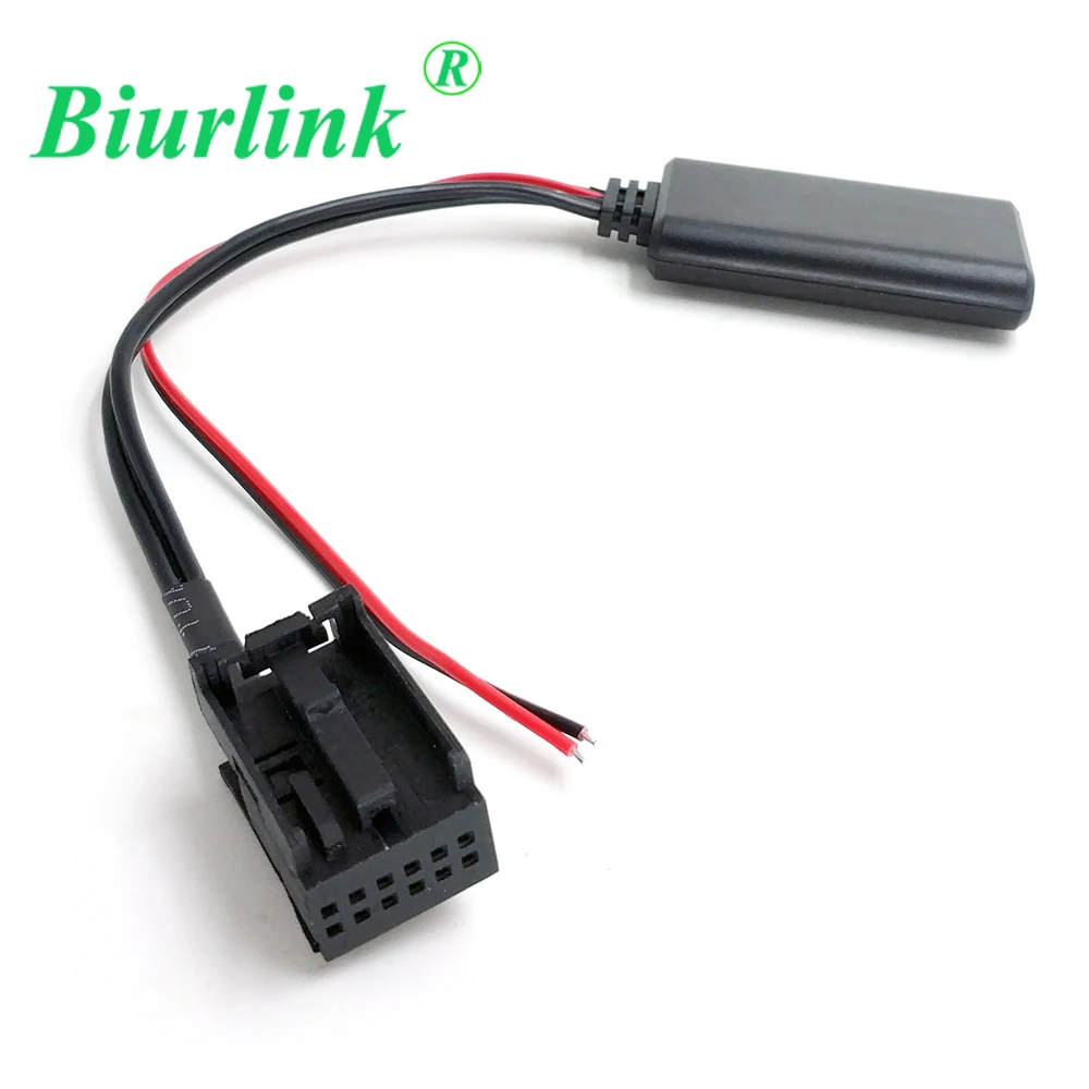 Biurlink 6000CD Bluetooth Music Adapter Bluetooth Audio AUX-IN Cable For Ford Focus Mk2 Mondeo C-Max S-Max 6000 CD