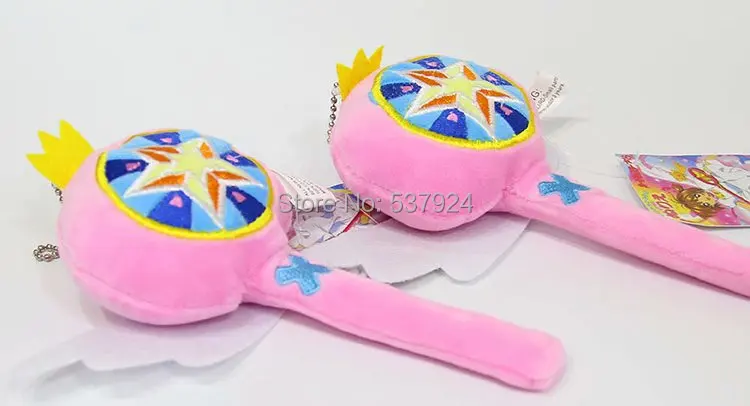 Новый Cardcaptor Sakura Kinomoto волшебная палочка со звездой 6 &quot15 см плюшевая кукла брелок