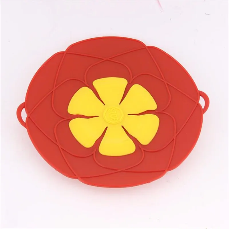 New Kitchen Gadgets Silicone Lid Spill Stopper Pan Cover 28.5cm Diameter Cooking Tools Pot Lids Utensil |