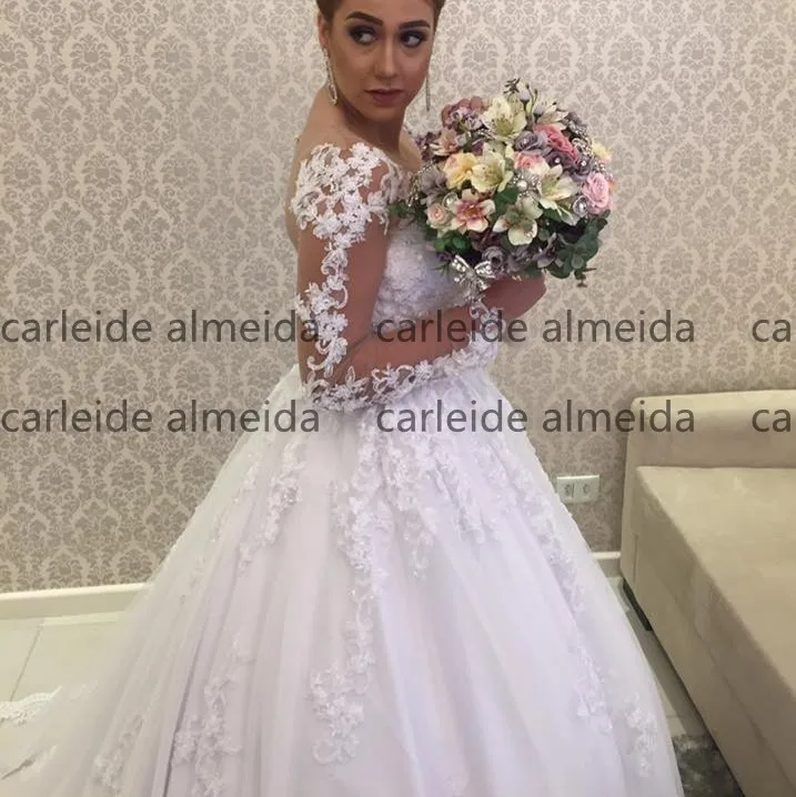 Винтажное свадебное платье с длинным рукавом свадебные платья кружевной
