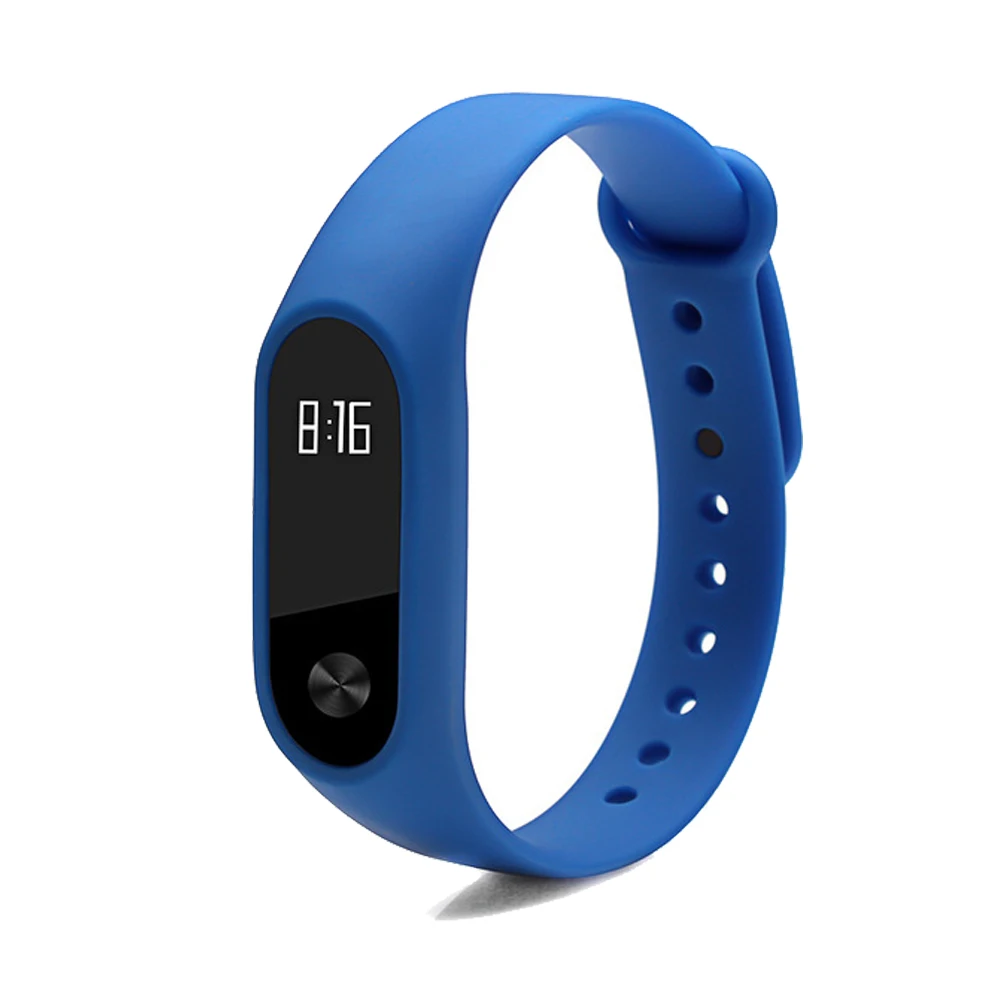 Двойной цвет для mi Band 2 аксессуары Pulseira ремешок сменный силиконовый Xiao умный