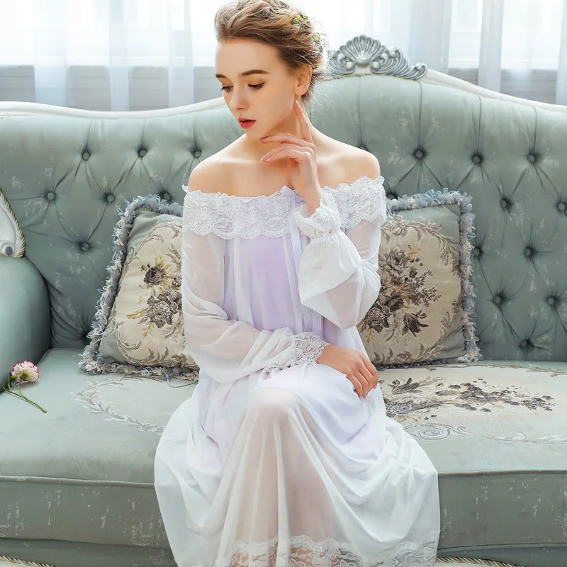 Женский банный халат ночная рубашка с вырезом лодочкой для медового месяца в