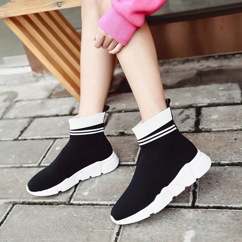 2019 г. Женские Дизайнерские ботильоны желтого цвета тянущийся Носок повседневная